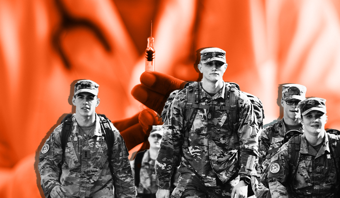 kicked out of army word