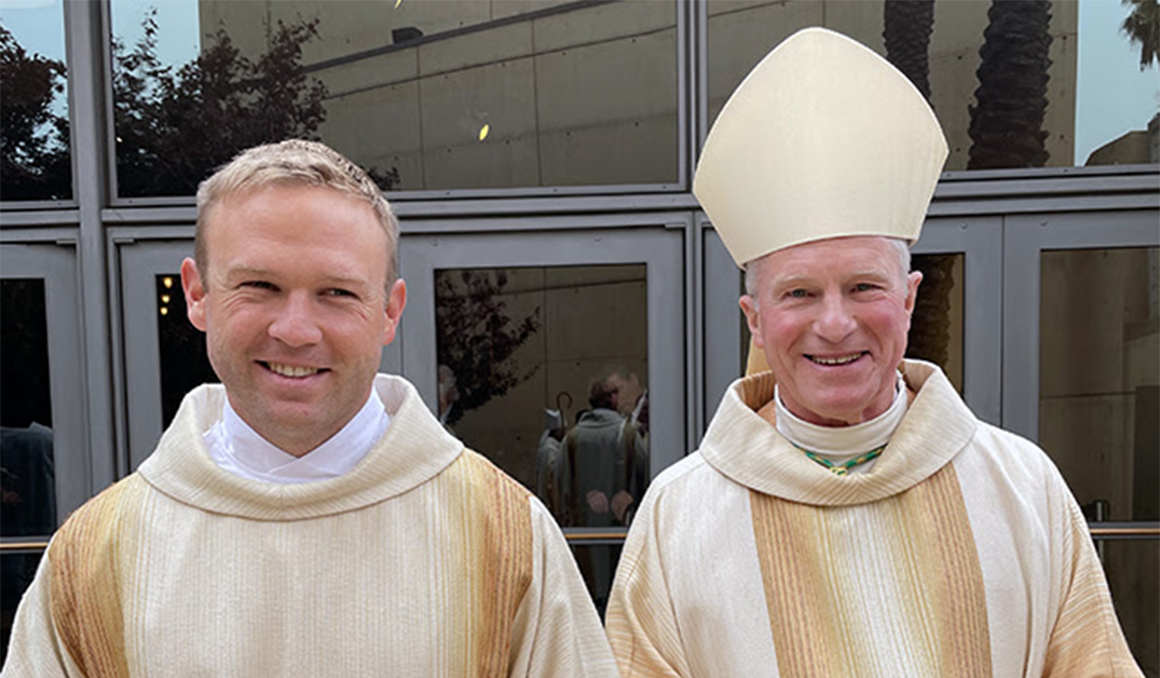 Transitional deacon ordained, hopes to become U.S. Navy chaplain