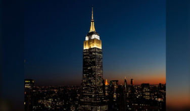 Empire State Building shines gold, white in memory of Pope Francis