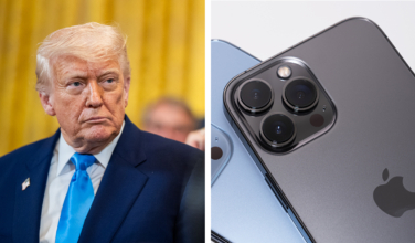 Trump threatens 25% tariff on foreign-made iPhones, 50% tariff on EU imports