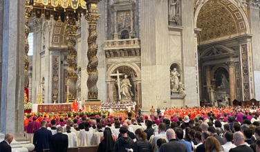 At opening conclave Mass, Cardinal Re urges prayer for cardinals, for pope who can ‘awaken the consciences of all’: Full homily