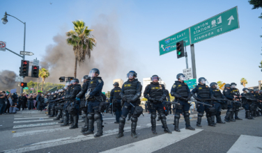 ‘No Kings’ protests in several cities spiral into violence 